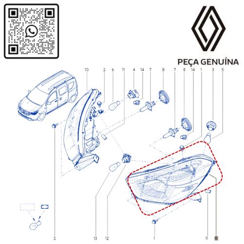 RN 03007R 260603007R FAROL ESQ. KANGOO II 22... 3